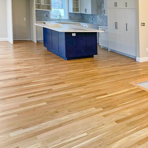 White oak wood floor