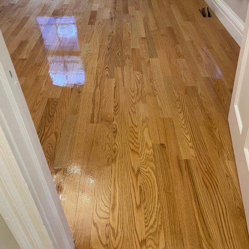 White oak wood floor