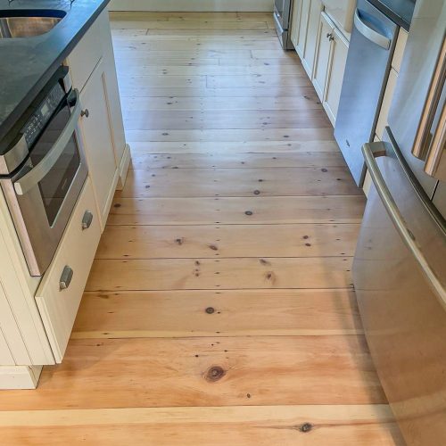 white pine floor